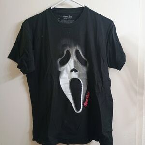 Ghost Face Black Short Sleeve Tee
